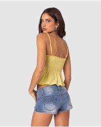 EDIKTED - Millie Scrunch Tank Top