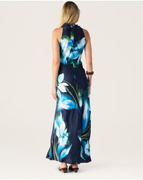 MOS The Label - Bloom Halter Neck Dress