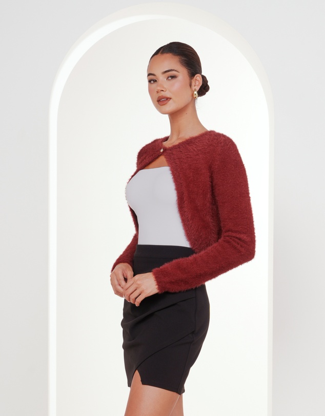 Pilgrim - Minxy Fluffy Knit Bolero