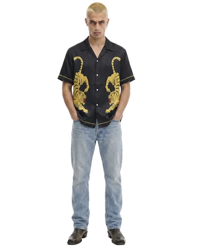 THE TALES - Crouching Tiger Silk Shirt