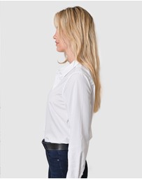 The Fable - White Cotton Poplin Shirt
