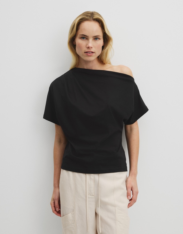 Country Road - Australian Cotton One Shoulder T-shirt