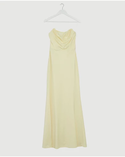 Revibe - Repaired CHANCERY Jada Strapless Corset Maxi Dress - AU 8
