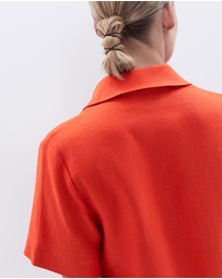 UNISON - Collared Linen Dress