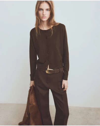 M.N.G - Knitted Button Cardigan