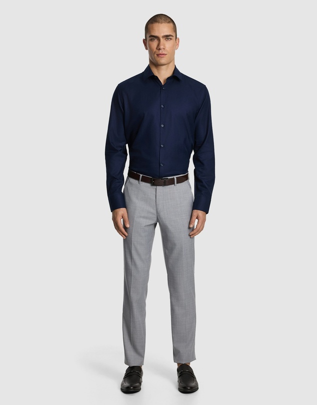 yd. - Monaco Pure Cotton Textured Dress Shirt