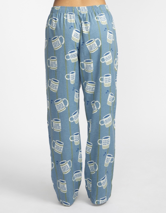 Mitch Dowd - Cuppa Joe Flannel Pyjama Pant - Blue