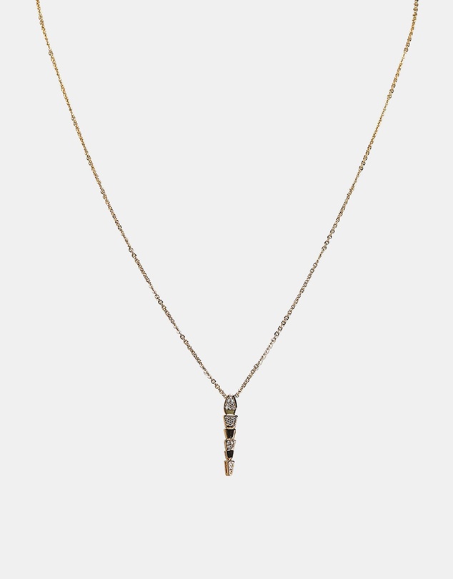 ALDO - Serppentini Gold Plated Snake Necklace