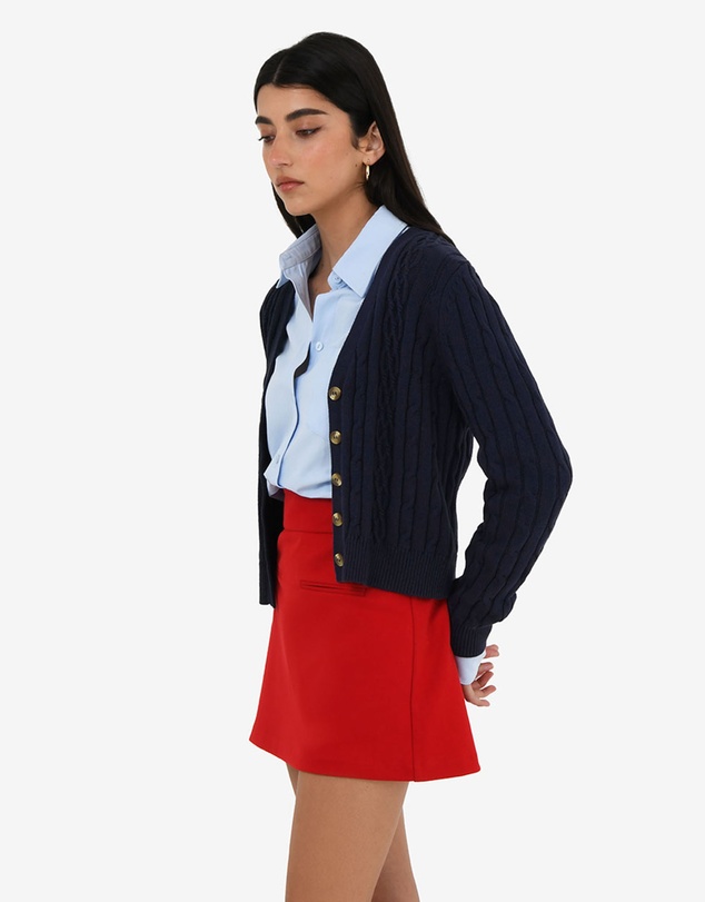 Forcast - Rhodes Cable Knit Cardigan
