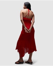 TOPSHOP - Godet Hem Occasion Midi Dress