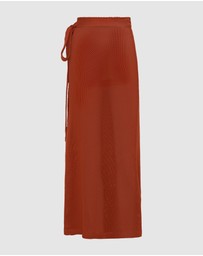 Arms Of Eve - Verona Wrap Skirt - Apricot