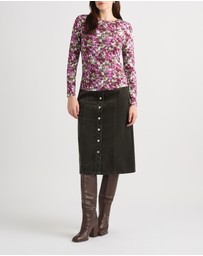 David Lawrence - Cove Corduroy Skirt