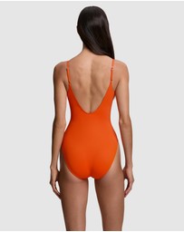 Polo Ralph Lauren - Kennedy Spaghetti Strap One-Piece Swimsuit