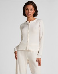 Hunkemoller - Long Sleeve Brushed Rib Jersey Cardigan