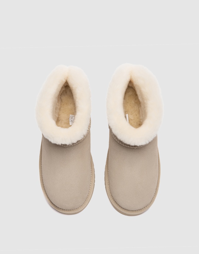 EVERAU - Australian Shepherd Ugg Mini Liora Cow Suede Upper UGG Boots