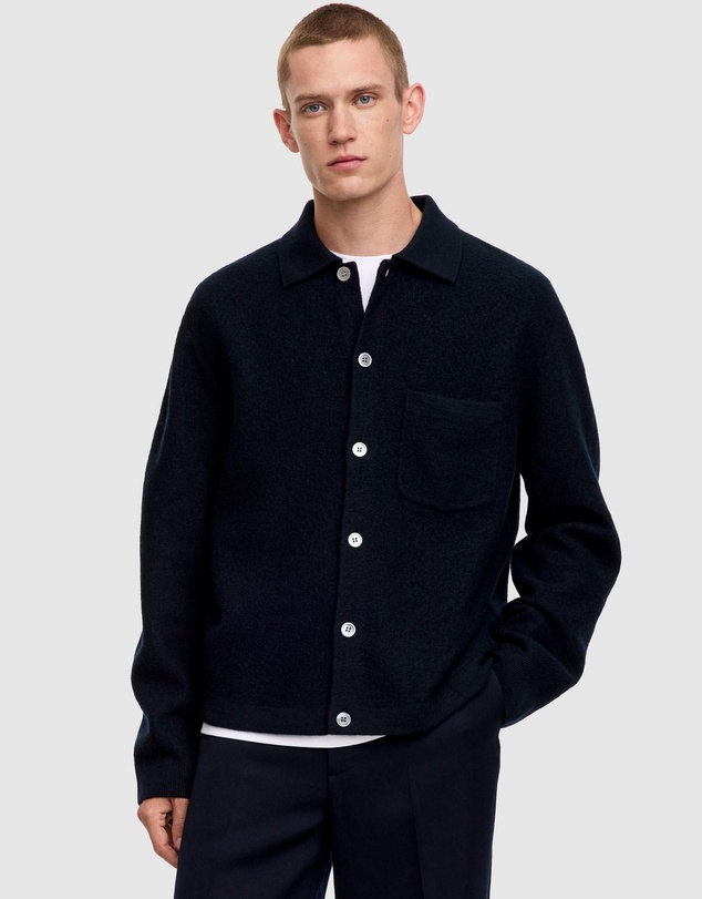 ARKET - Boiled Wool Cardigan