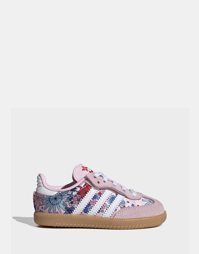 adidas Originals - Adidas Liberty London Samba OG Comfort Closure Elastic Lace Shoes - Babies