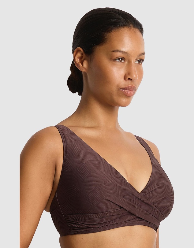 Sea Level Australia - Zen Cross Front Multifit Bra Top