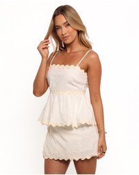 Petal & Pup - Mollymook Skirt - White/Cream