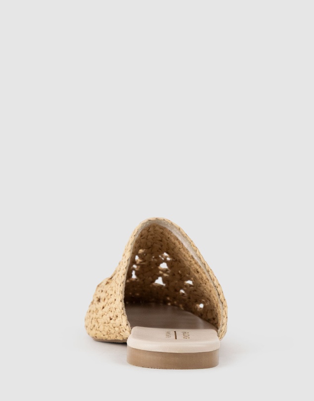 Edward Meller - KAITLYN Raffia Closed Toe Slide