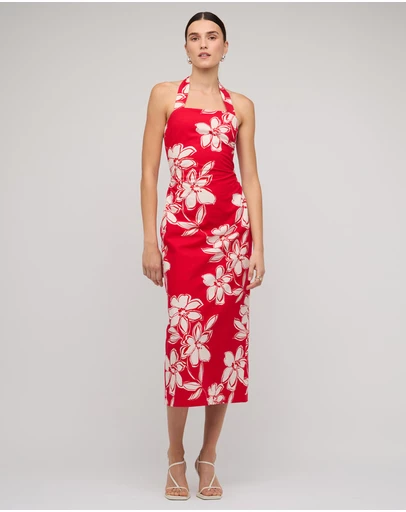 Staple the Label - Elara Halter Midi Dress