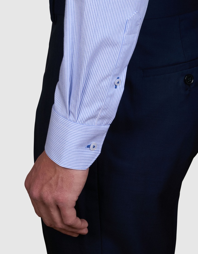 Abelard - Bamboo Blend Bengal Stripe Slim Fit Shirt
