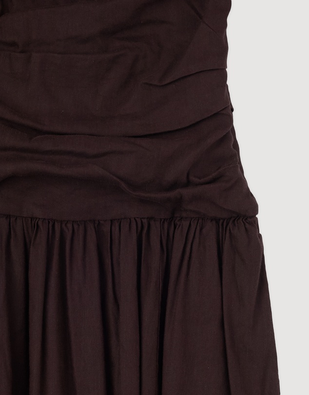 Revibe - Repaired Shona Joy Brooks Off Shoulder Maxi Dress - AU 6