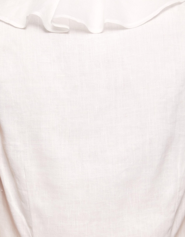 AERE - Elowen Linen Ruffle Top