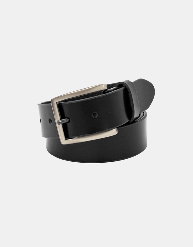 Buckle - Halston. Australian Made Buffalo Leather Belt. 35mm width.