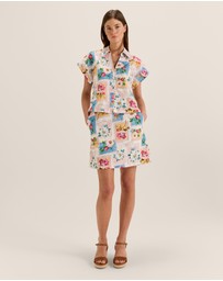 Review - Postcards Crop Shirt