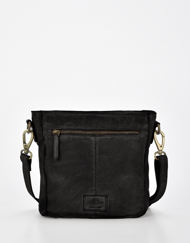 Cobb & Co - Mawson Washed Leather Multiple Pocket Crossbody