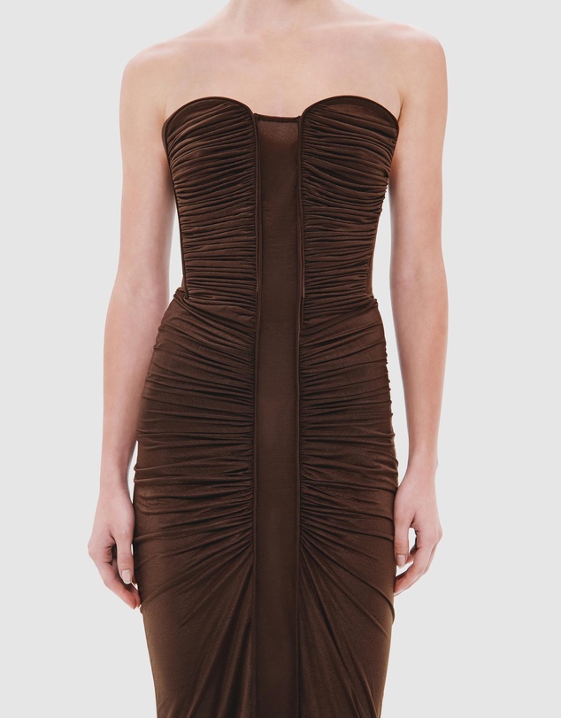 MISHA - The Totem Stocking Jersey Midi Dress