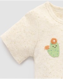 Purebaby - Appliqued Bodysuit -Kids-Babies