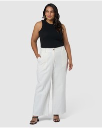 Something 4 Olivia - Lila Linen Wide Leg Pant