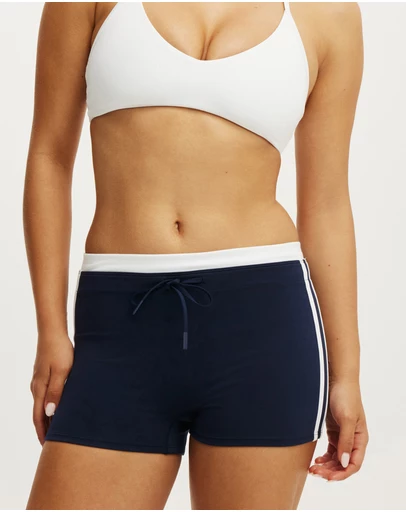 Cotton On Body Active - Ultra Soft Tie Front Micro Shorts