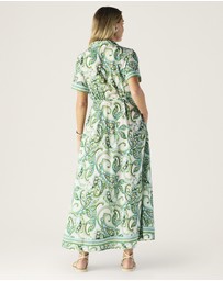 MOS The Label - Tara Print Shirt Dress