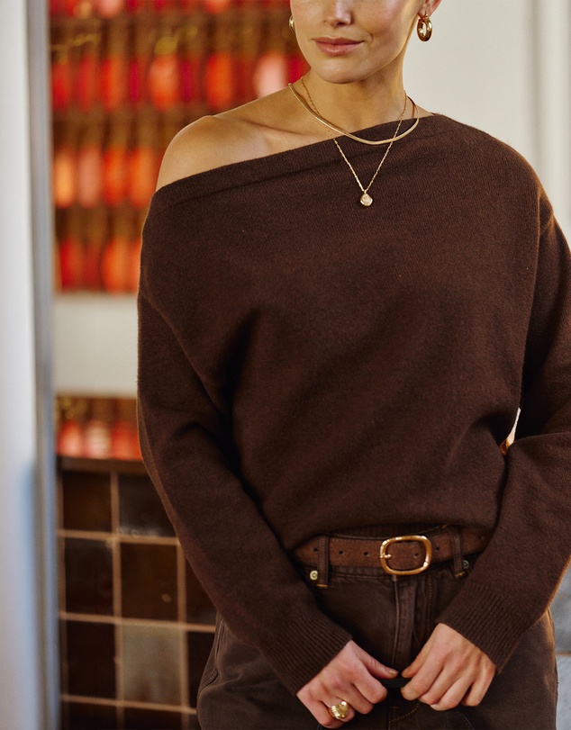 Ceres Life - Rani Off Shoulder Knit