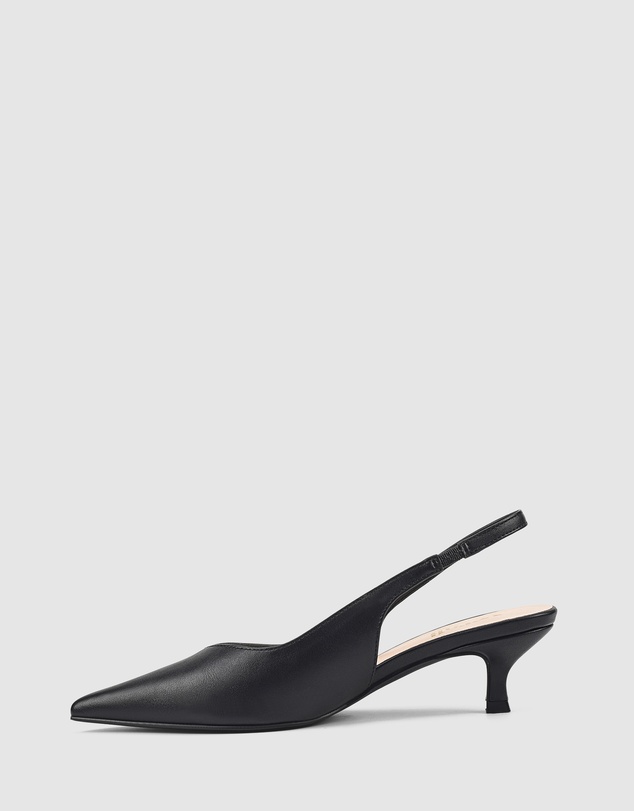 Verali - Lush Slingback Kitten Heels