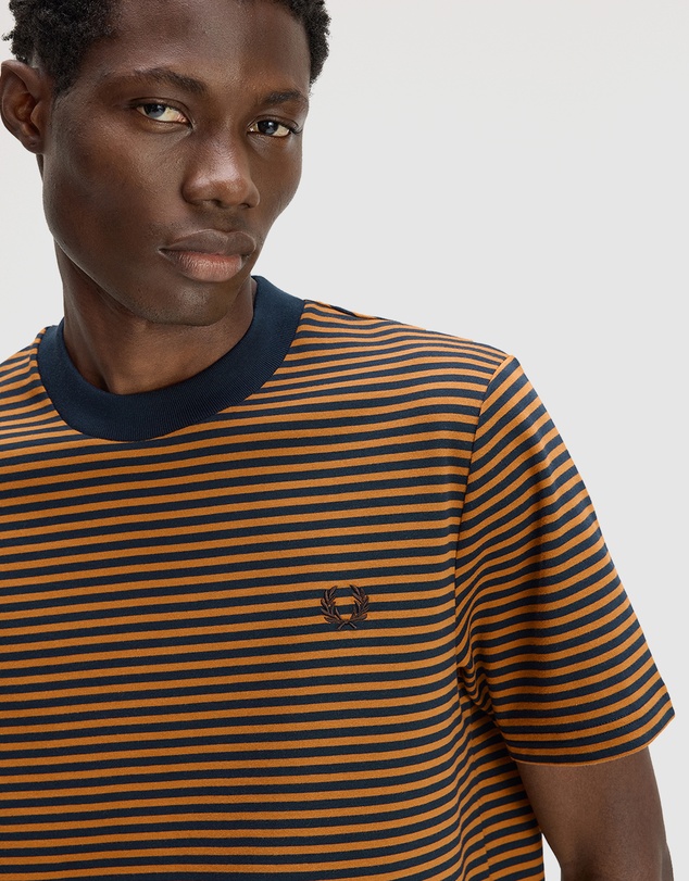 Fred Perry - Fine Stripe Heavy Weight T-Shirt