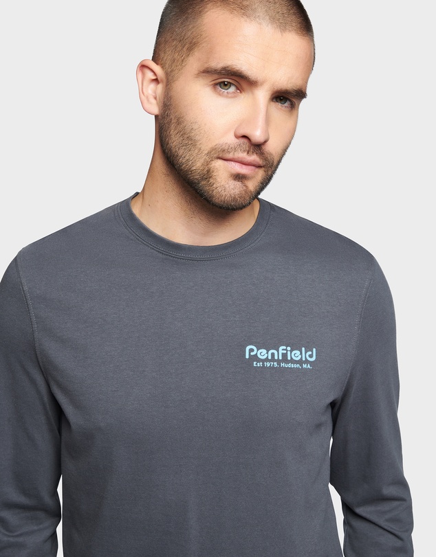 Penfield - Sketch Mountain Back Graphic Long Sleeve T-Shirt