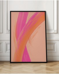 Olive et Oriel - Color Strokes No 15 by Treechild Art Print