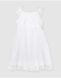 Designer Kidz - Angie Lace Bodice Dress