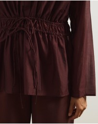 Atmos&Here - Liliora Tie Waist Top
