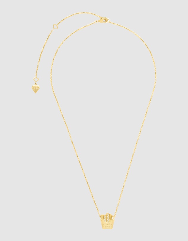 Wanderlust + Co - Fries Gold Necklace
