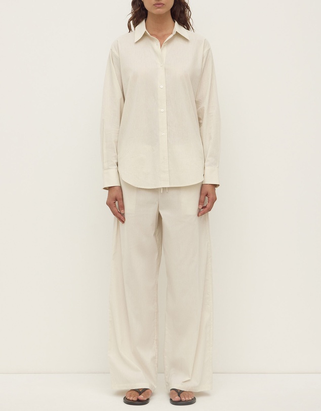 Assembly Label - Marina Stripe Fitted Shirt