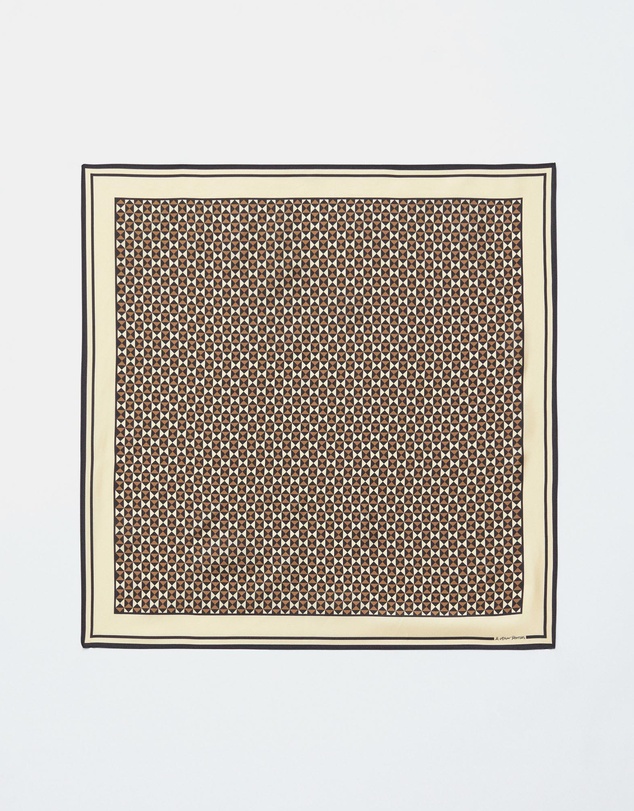 & Other Stories - Graphic-Print Square Silk Scarf