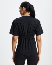 adidas by Stella McCartney - Adidas By Stella McCartney Sportswear Curved Hem T-Shirt