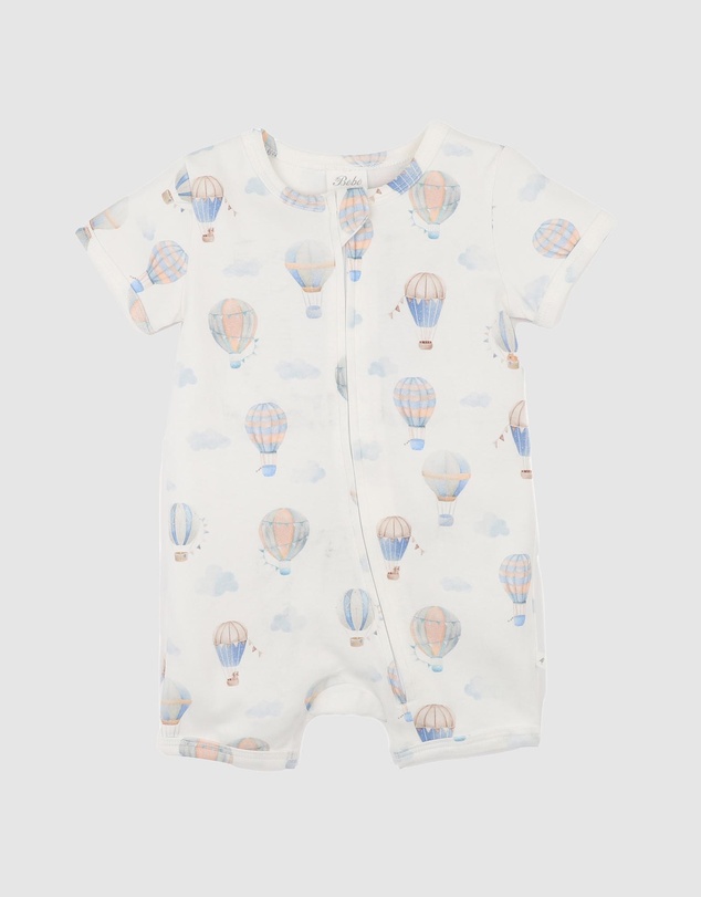 Bebe by Minihaha - Sky High Organic Short Sleeve Zipsuit - Babies