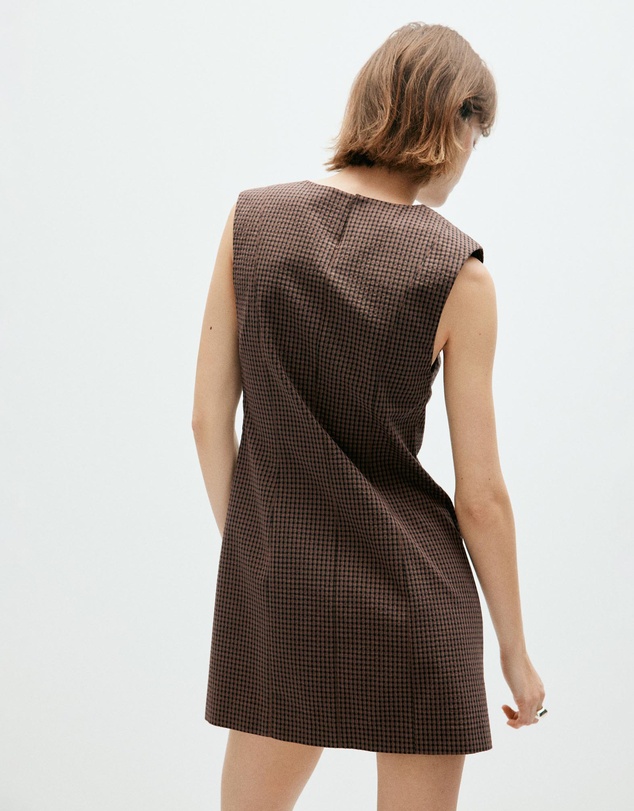 M.N.G - Gingham Check Cottoned Dress