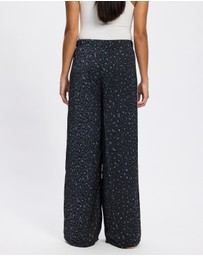adidas Originals - Leopard Satin Wide Leg Pants